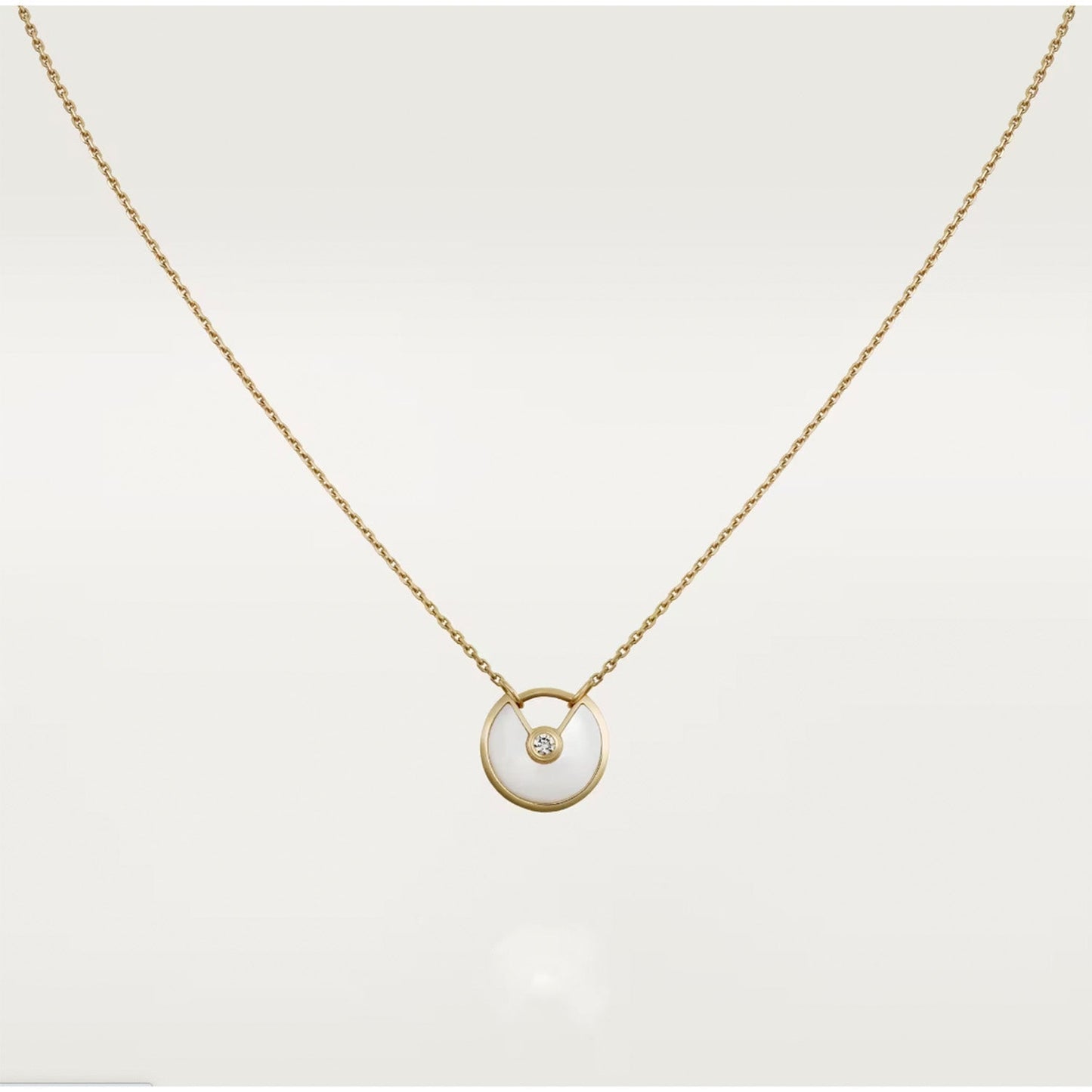 [Valéa jewellery]AMULETTE ROSE GOLD MOP NECKLACE