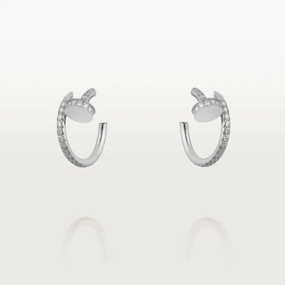 [Valéa jewellery]JUSTE EARRINGS 12.75MM SILVER DIAMOND