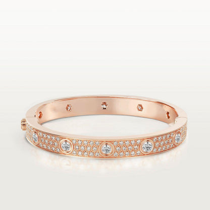 [Valéa jewellery]LOVE BRACELET 6.1MM DIAMOND-PAVED 10 BIG DIAMONDS