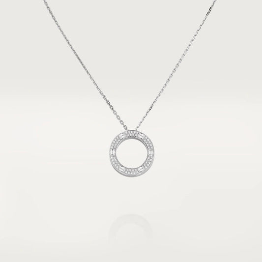 [Valéa jewellery]LOVE NECKLACE ADJUSTABLE SILVER