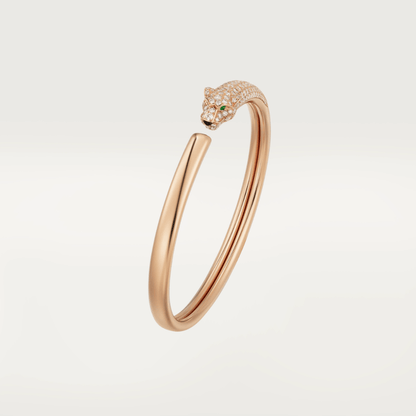 [Valéa jewellery]PANTHERE ROSE GOLD DIAMOND OPEN BRACELET