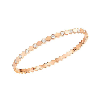 [Valéa jewellery]BEE LOVE PINK GOLD DIAMOND BRACELET