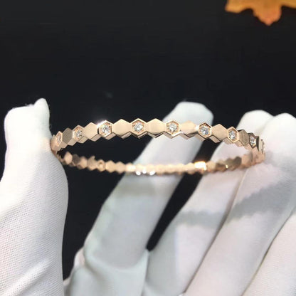 [Valéa jewellery]BEE LOVE PINK GOLD DIAMOND BRACELET