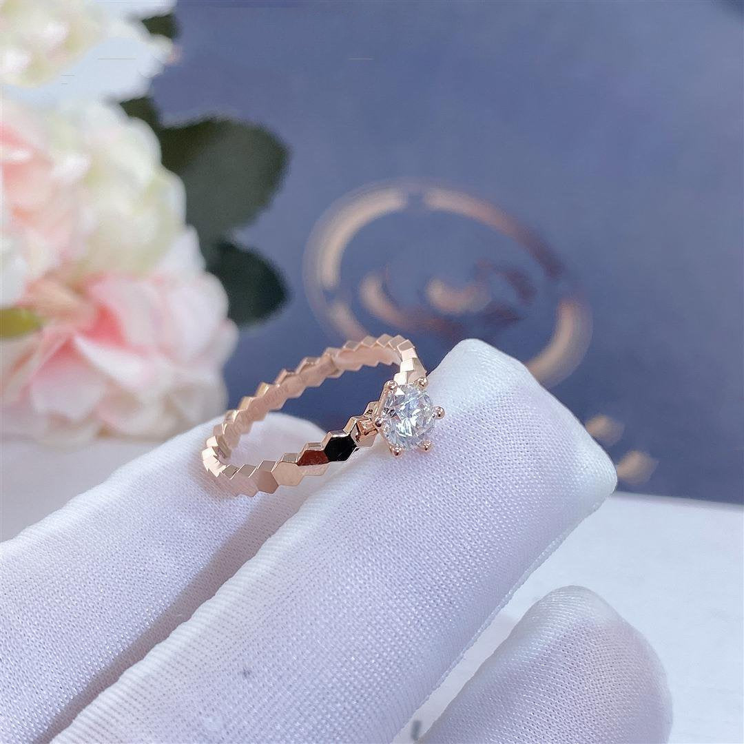 [Valéa jewellery]BEE LOVE RING PINK GOLD 1 DIAMOND