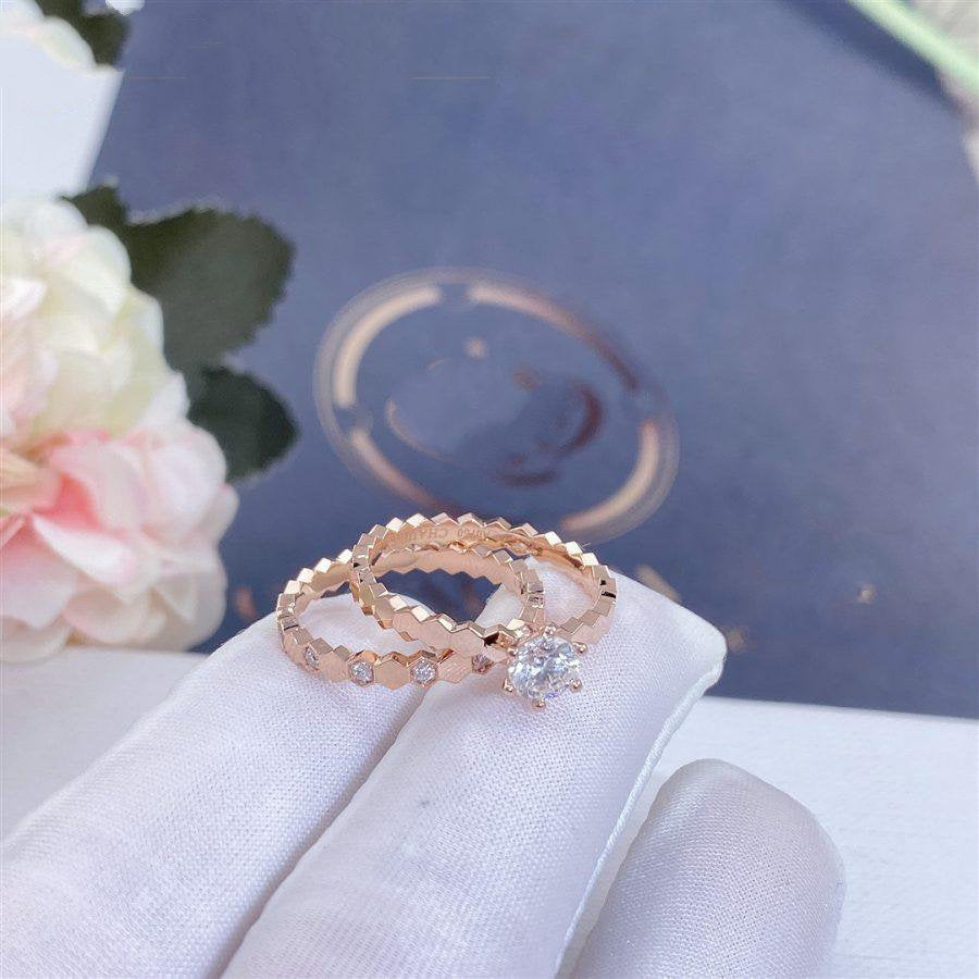 [Valéa jewellery]BEE LOVE RING PINK GOLD 1 DIAMOND