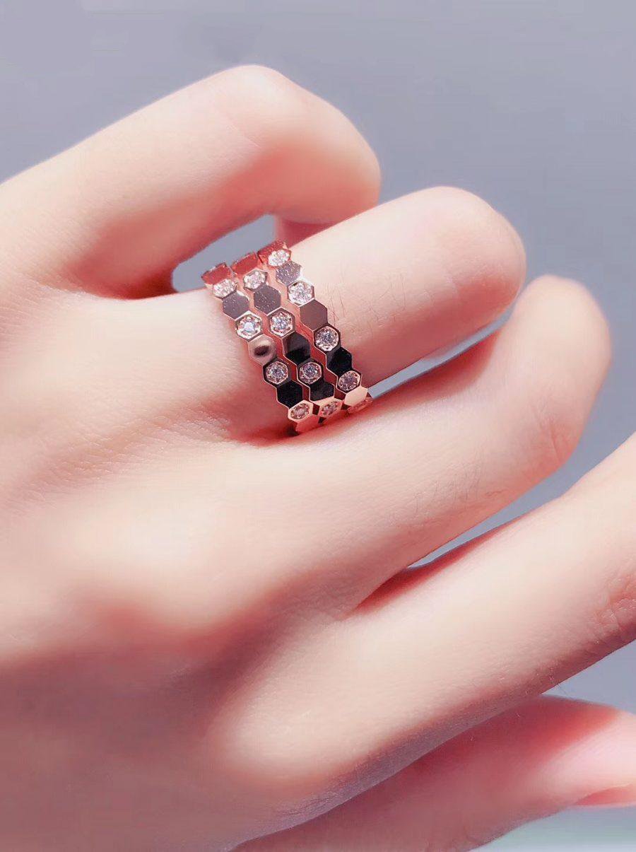 [Valéa jewellery]BEE LOVE RING PINK GOLD DIAMOND