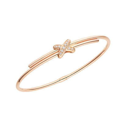 [Valéa jewellery]JEUX DE BRACELET PINK GOLD DIAMONDS