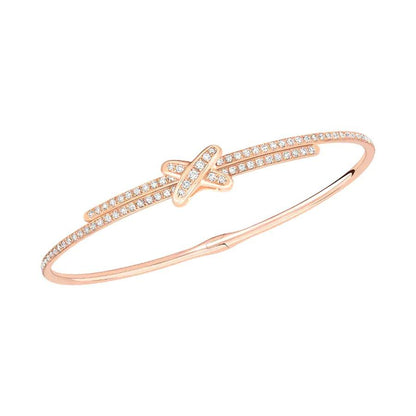 [Valéa jewellery]JEUX DE BRACELET DIAMONDS PINK GOLD