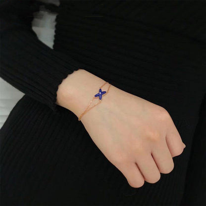 [Valéa jewellery]Hollow Design Four-Leaf Clover Flower Shape Ring