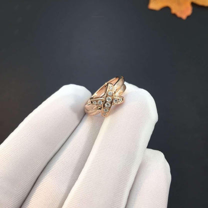 [Valéa jewellery]JEUX DE PINK GOLD DIAMOND RING