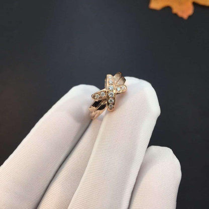 [Valéa jewellery]JEUX DE PINK GOLD DIAMOND RING