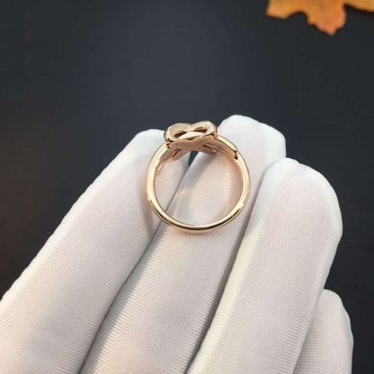 [Valéa jewellery]JEUX DE PINK GOLD DIAMOND RING