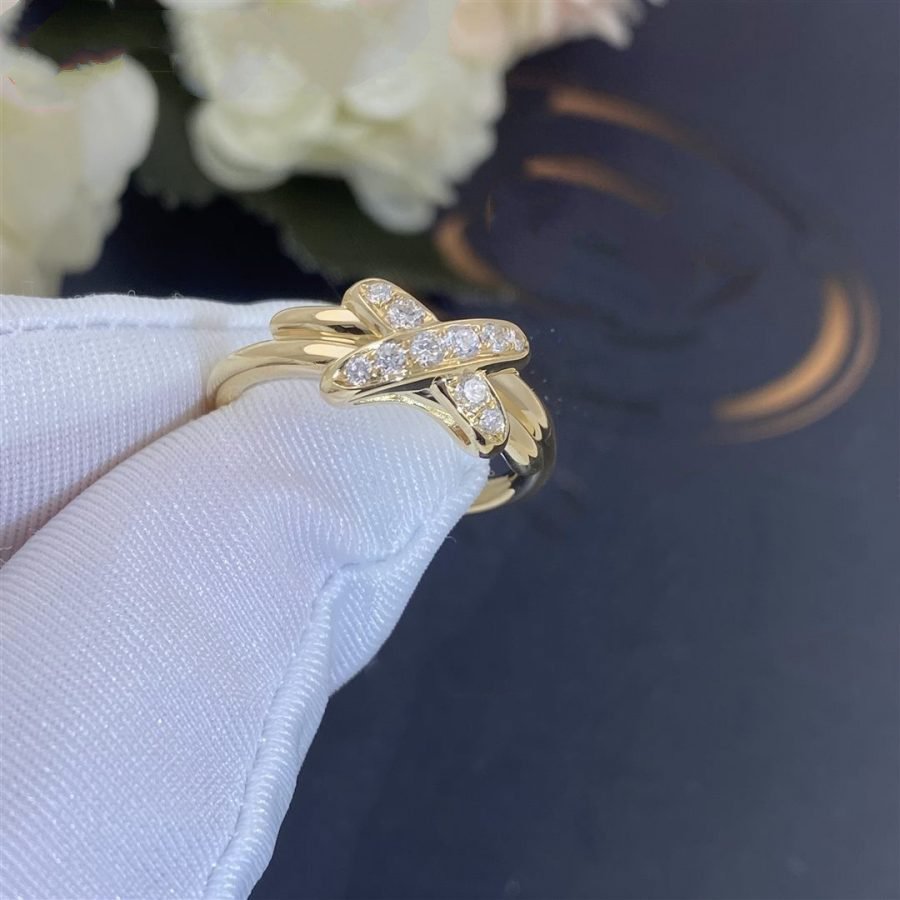 [Valéa jewellery]JEUX DE GOLD DIAMOND RING