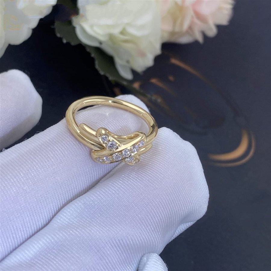 [Valéa jewellery]JEUX DE GOLD DIAMOND RING