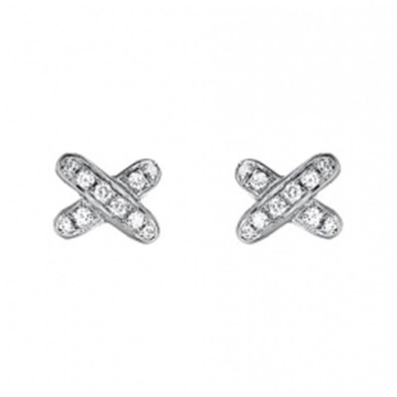 [Valéa jewellery]JEUX DE DIAMOND EARRINGS