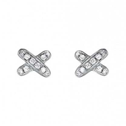 [Valéa jewellery]JEUX DE DIAMOND EARRINGS