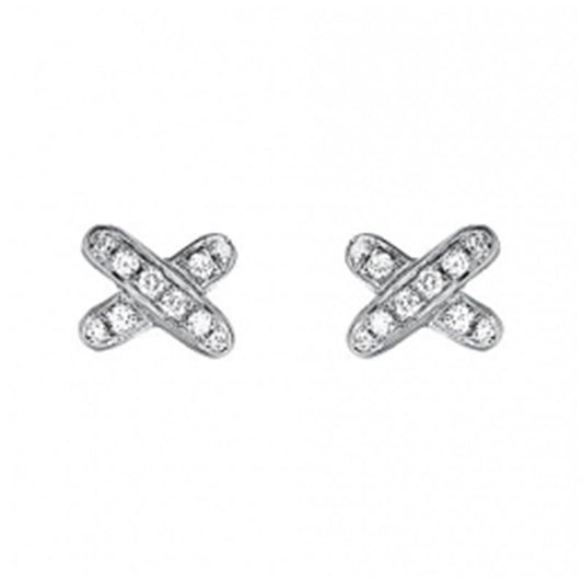 [Valéa jewellery]JEUX DE DIAMOND EARRINGS