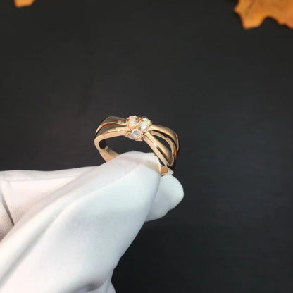 [Valéa jewellery]LIENS RING PINK GOLD DIAMOND