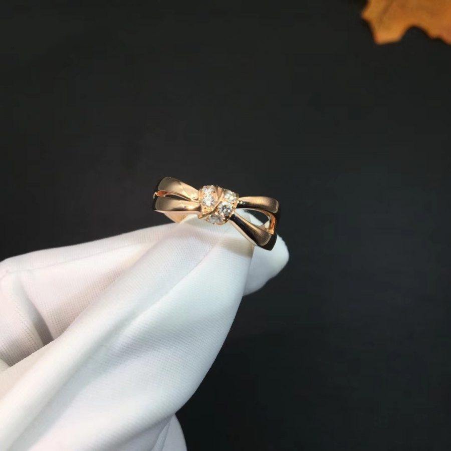 [Valéa jewellery]LIENS RING PINK GOLD DIAMOND