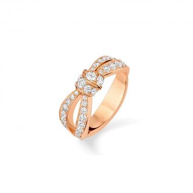 [Valéa jewellery]LIENS PINK GOLD DIAMOND RING