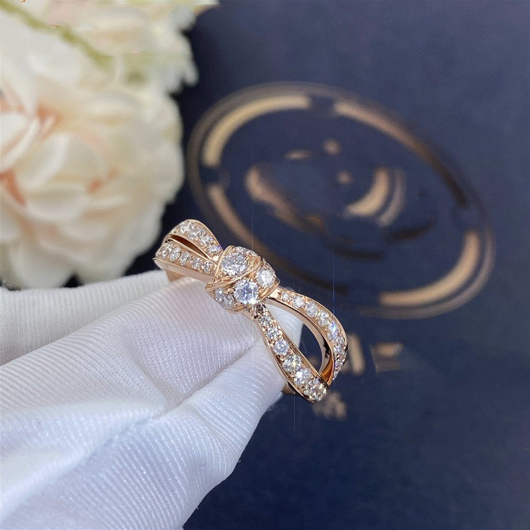 [Valéa jewellery]LIENS PINK GOLD DIAMOND RING