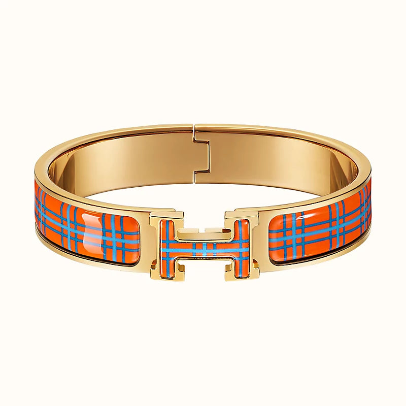 [Valéa jewellery]H TARTAN BRACELET 12MM