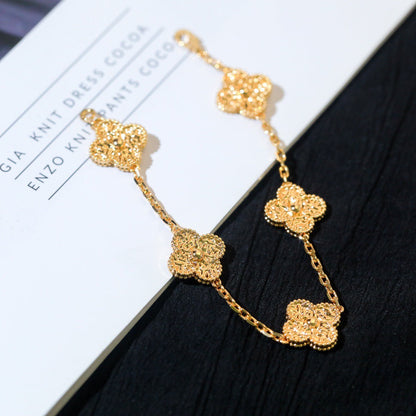 [Valéa jewellery]CLOVER 5 MOTIFS BRONZING BRACELET