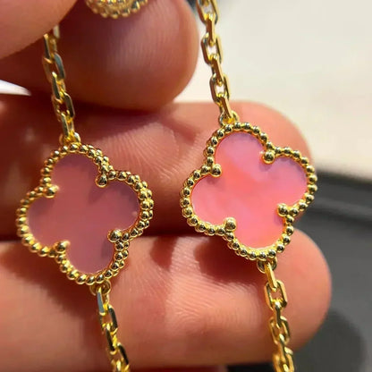 [Valéa jewellery]CLOVER 5 PINK MOP BRACELET