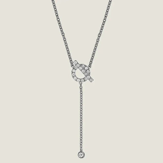 [Valéa jewellery]FINESSE SILVER DIAMOND NECKLACE