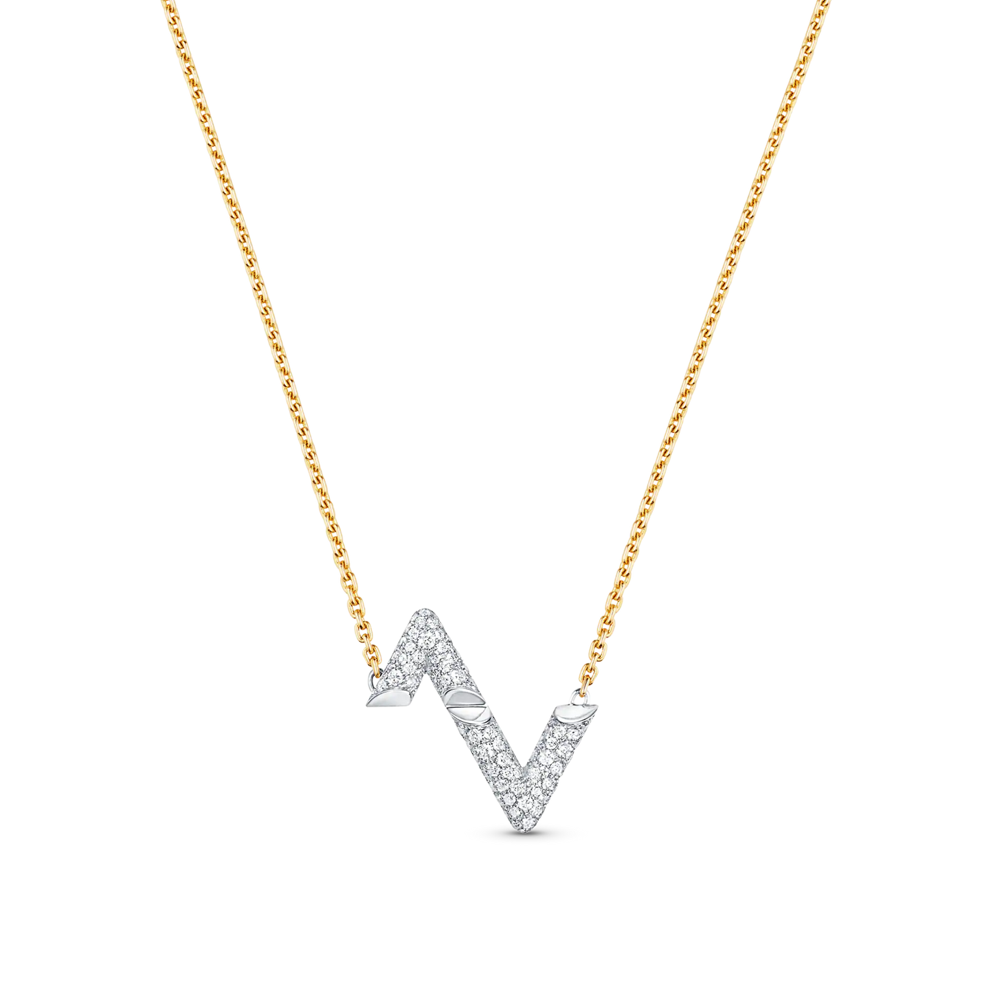 [valéa jewellery]VOLT SILVER DIAMOND PEDANT NECKLACE