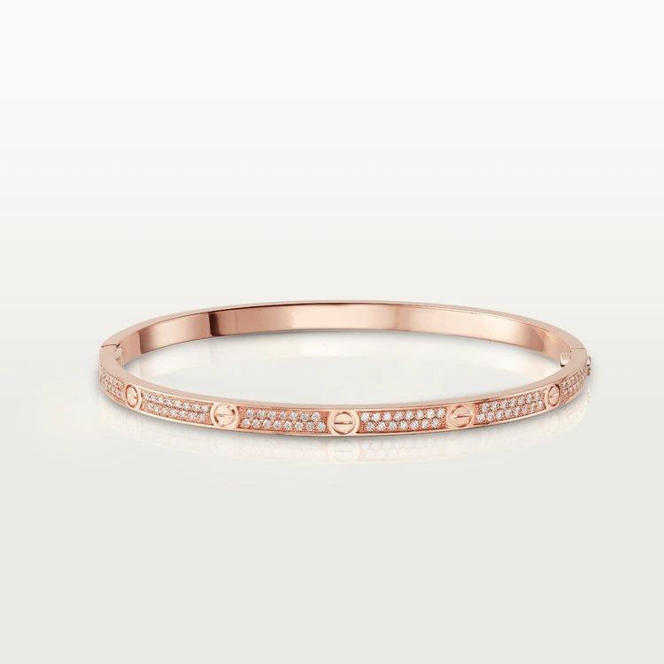 [Valéa jewellery]LOVE BRACELET 3.65MM DIAMOND-PAVED SILVER