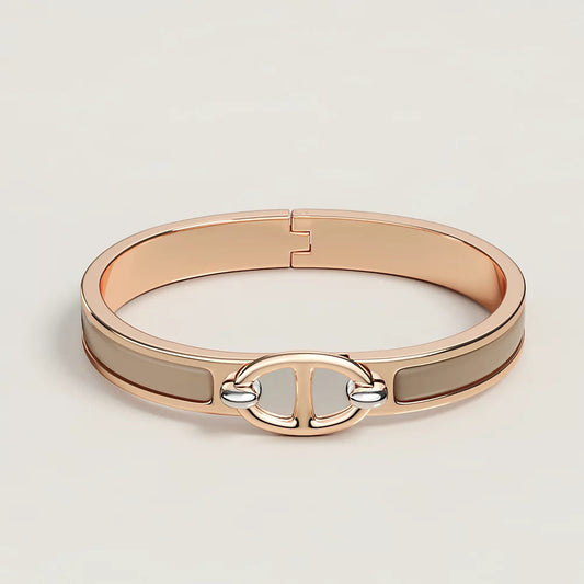 [Valéa jewellery]CLIC CHAINE PINK GOLD BRACELET