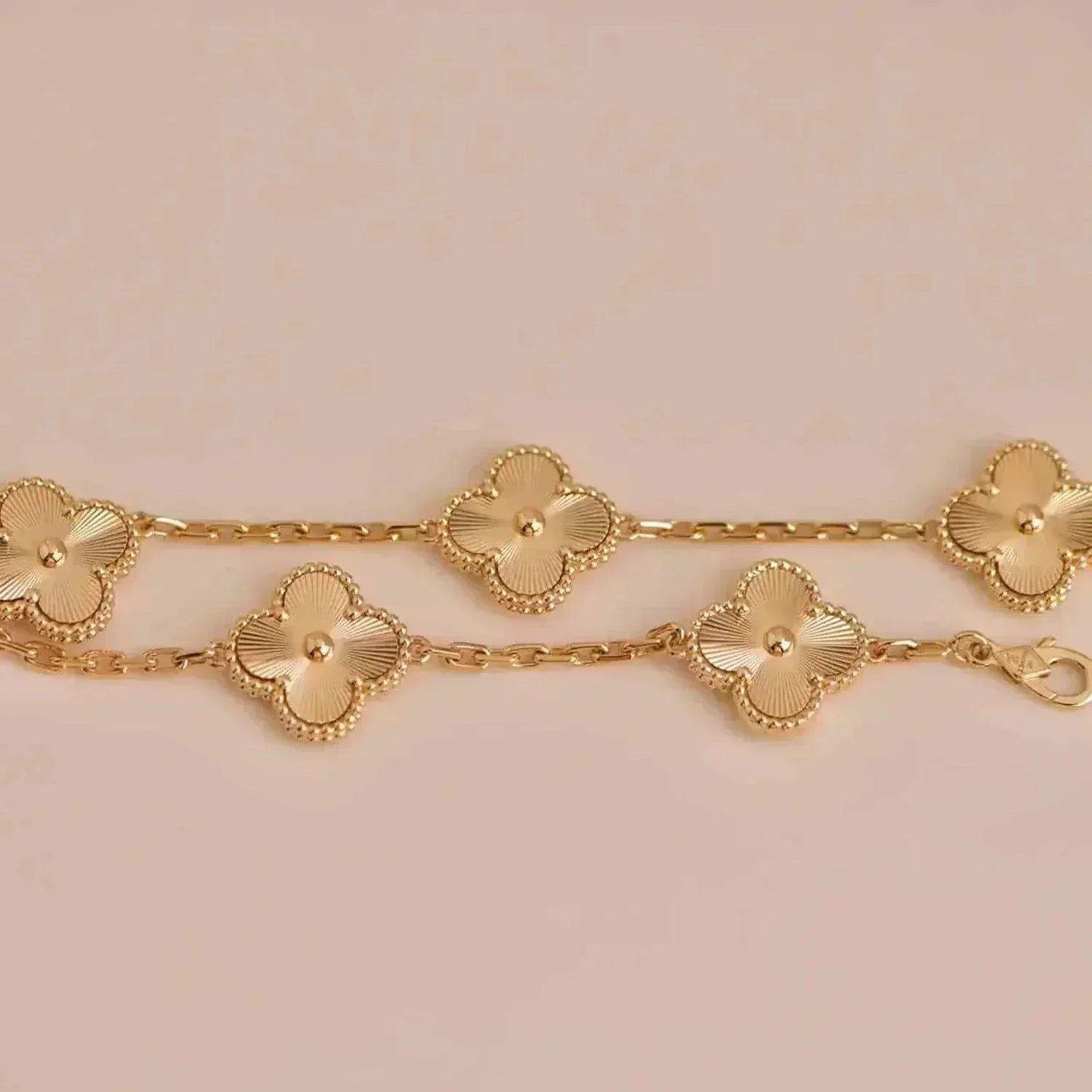 [Valéa jewellery]CLOVER 5 FLOWERS LASER BRACELET