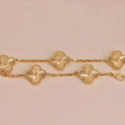 [Valéa jewellery]CLOVER 5 FLOWERS LASER BRACELET