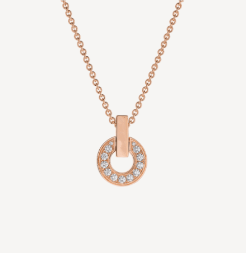 [Valéa jewellery]GARI NECKLACE PINK GOLD DIAMOND