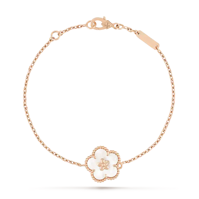 [Valéa jewellery]LUCKY WHITE MOP PLUM BLOSSOM  BRACELET