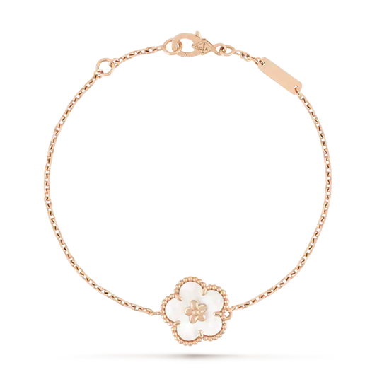 [Valéa jewellery]LUCKY WHITE MOP PLUM BLOSSOM  BRACELET