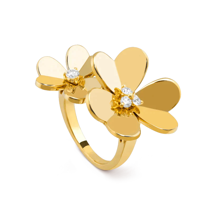 [Valéa jewellery]CLOVER COMOS GOLD DIAMOND RING