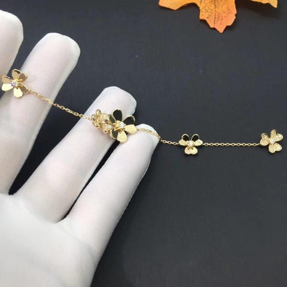 [Valéa jewellery]FRIVOLE GOLD 5 FLOWERS BRACELET