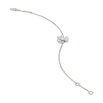 [Valéa jewellery]FRIVOLE SILVER FLOWER DIAMOND BRACELET