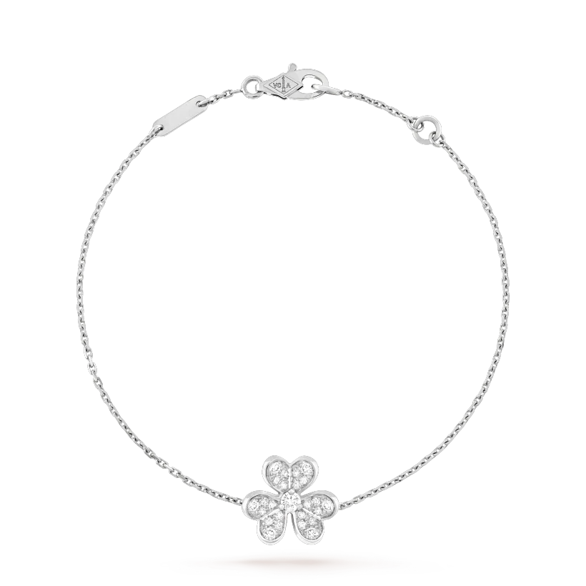 [Valéa jewellery]FRIVOLE SILVER FLOWER DIAMOND BRACELET