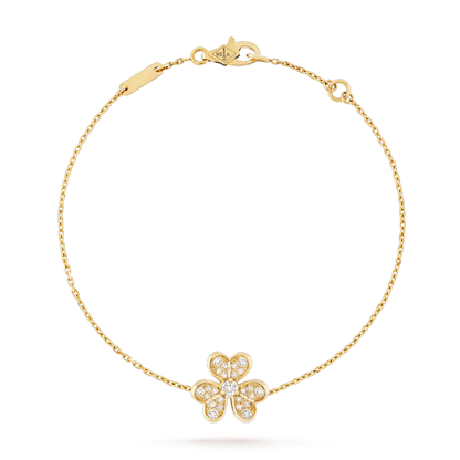 [Valéa jewellery]FRIVOLE GOLD FLOWER DIAMOND BRACELET