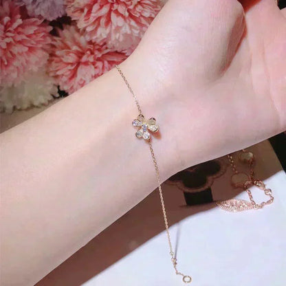 [Valéa jewellery]FRIVOLE GOLD FLOWER DIAMOND BRACELET