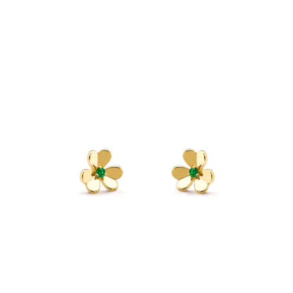 [Valéa jewellery]FRIVOLE  FLOWER MALACHITE EARRINGS