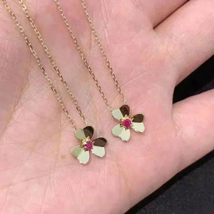 [Valéa jewellery]FRIVOLE GOLD FLOWER NECKLACE