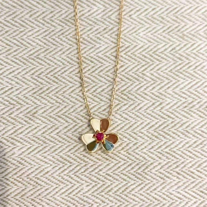 [Valéa jewellery]FRIVOLE GOLD FLOWER NECKLACE