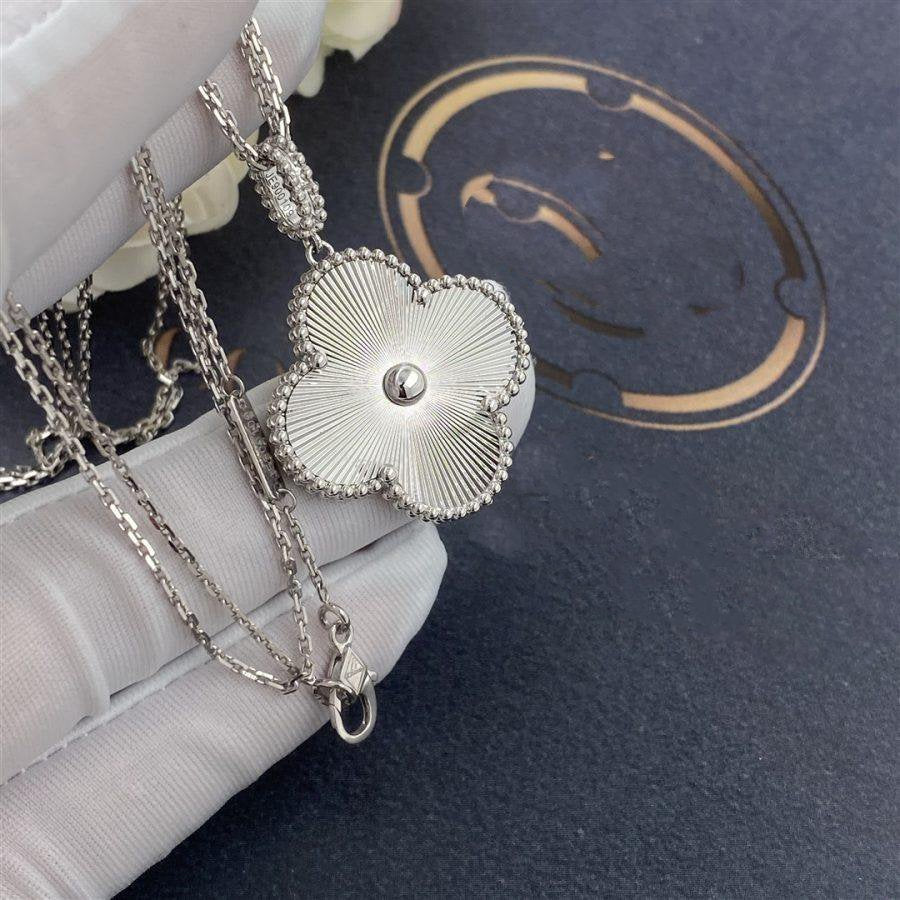 [Valéa jewellery]CLOVER 25MM SILVER BIG CLOVER NECKLACE