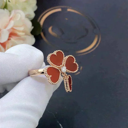 [valéa jewellery]SWEET CLOVER CARNELIAN RING