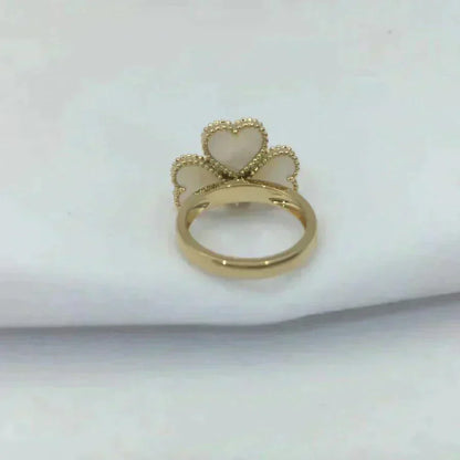 [valéa jewellery]SWEET CLOVER WHITE MOP RING