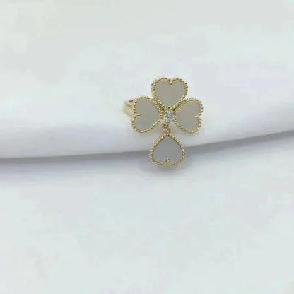 [valéa jewellery]SWEET CLOVER WHITE MOP RING